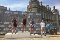 Le podium du Sprint Plus de Chantilly