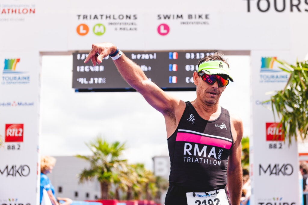 Bertrand, entraîneur du RMA Triathlon